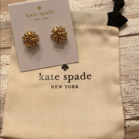 kate spade Jewelry - Brand new Kate Spade bourgeois bow earrings